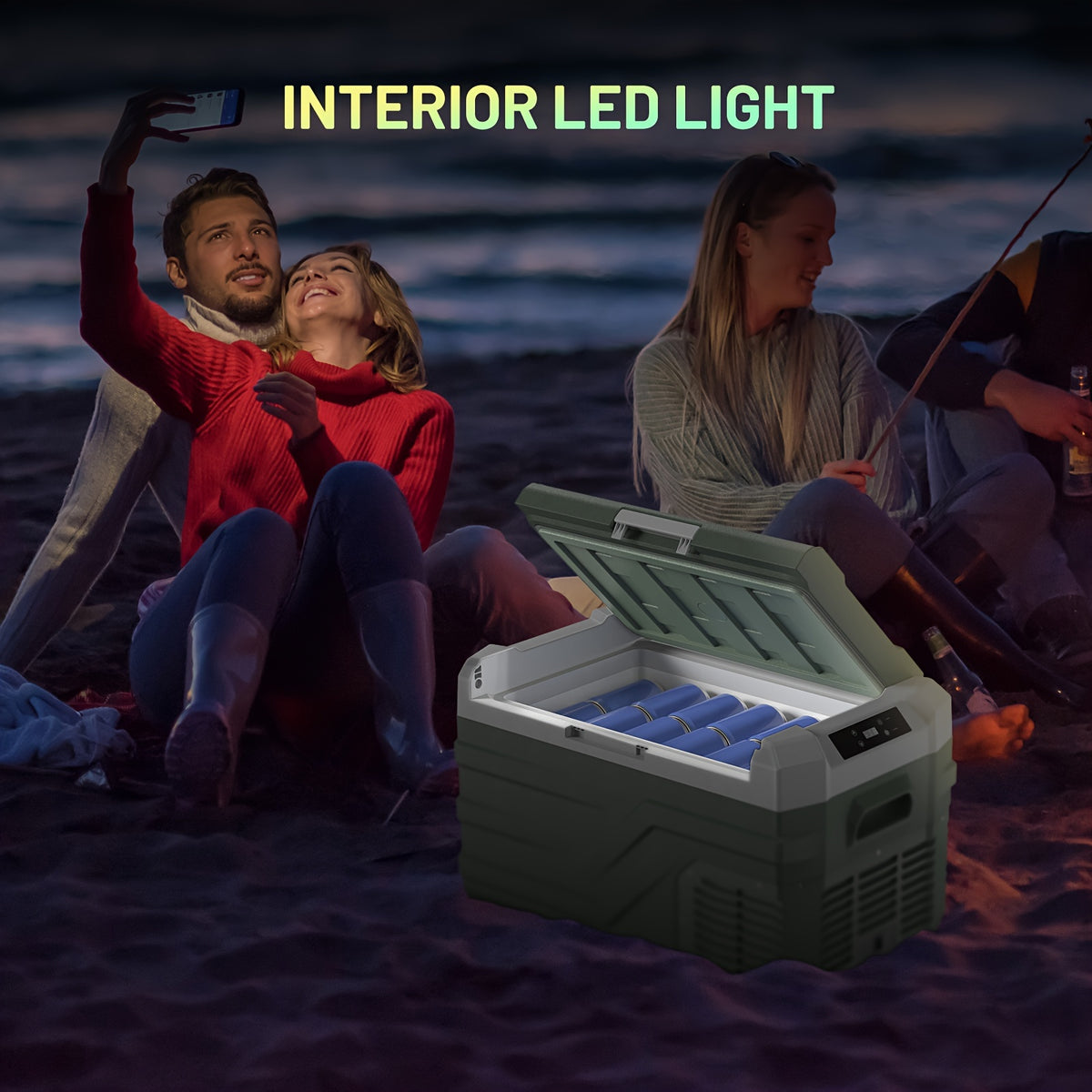 Alpicool Portable Freezer Alpicool 12V Portable Freezer - Low Noise Car Fridge for Camping and Travel Outdoors SUV RV