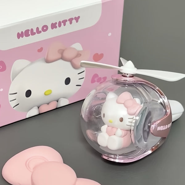Sanrio Cute Cartoon Pilot Rotating Propeller Interior, Fresh Air Suitable for Home Air Purification Rooms, Cars