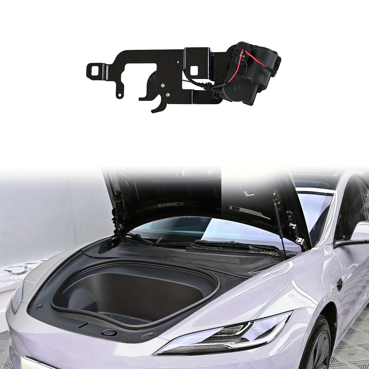Front Trunk Electric Suction Lock For Tesla Model 3 Highland\u002FModel 3\u002FModel Y, Frunk Electric Suction Cover Automatic Closing Accessories