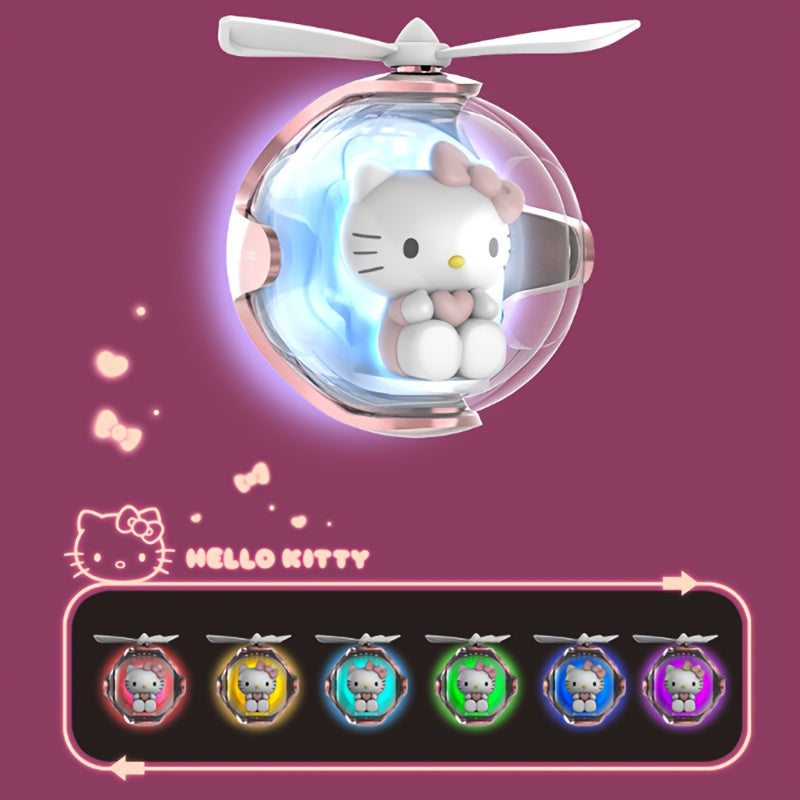 Sanrio Cute Cartoon Pilot Rotating Propeller Interior, Fresh Air Suitable for Home Air Purification Rooms, Cars