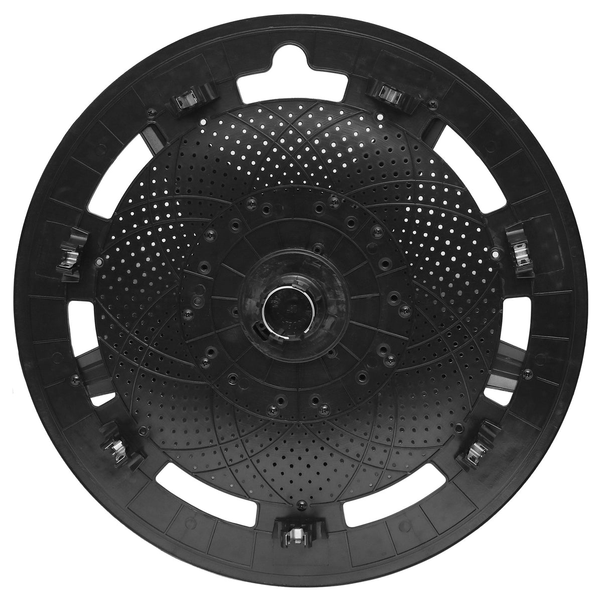 19 Inch Black Sea Star Hubcaps for Tesla Model Y 2019–2024 – Stylish Wheel Covers for Gemini Rims (Set of 4)