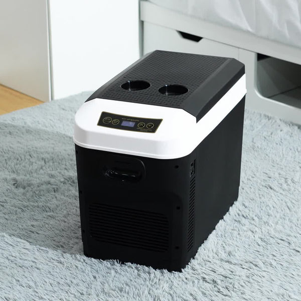 ADVWIN 12V Car Refrigerator Cooler\u002FWarmer 23 Quart(5.75gal) Portable Electric Car Cooler With 12\u002F24 Volt DC &120V AC, Plug In Thermoelectric Fridge For Camping, RV, Fishing