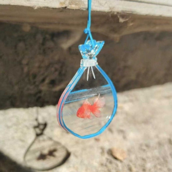 Translucent Goldfish Pendant Ins Acrylic Bag Pendant Goldfish Bag Creative Gift