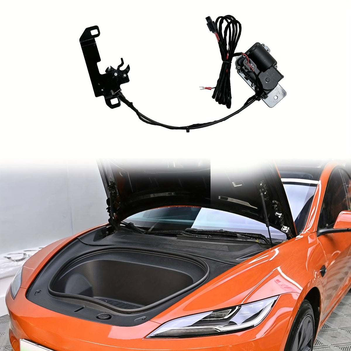Front Trunk Electric Suction Lock For Tesla Model 3 Highland\u002FModel 3\u002FModel Y, Frunk Electric Suction Cover Automatic Closing Accessories