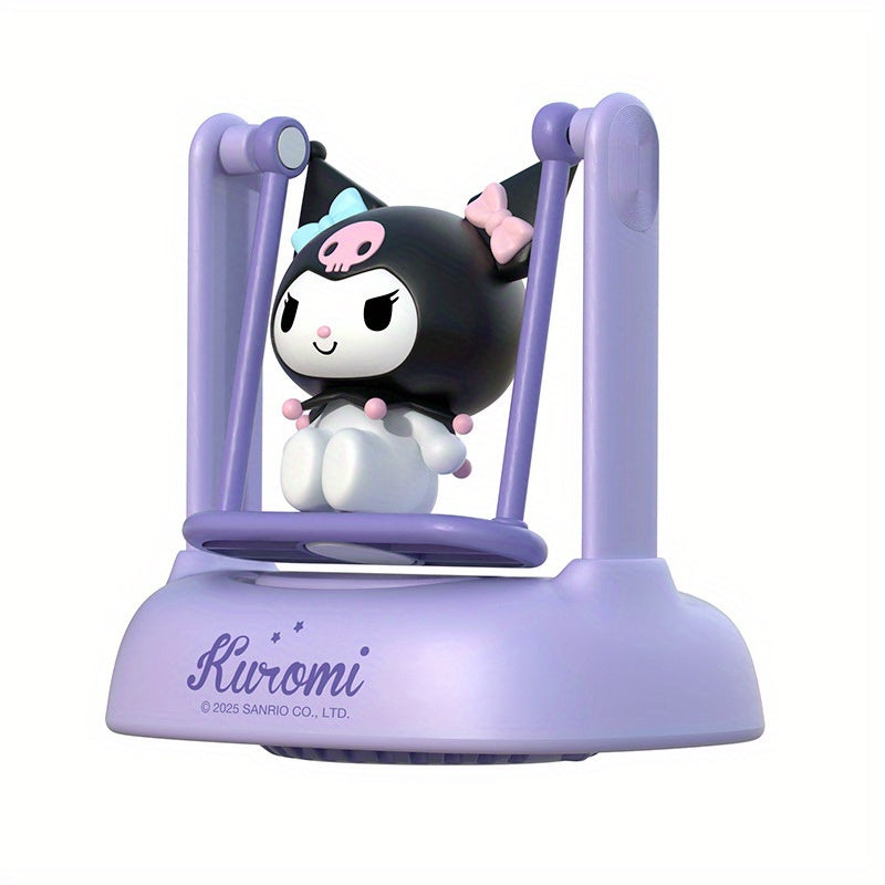 Sanrio Solar Car Ornament Sanrio Solar-Powered Car Aromatherapy Ornament - Swing-Shaking Interior Decoration for Girls, Home & Office, Universal for All Vehicles