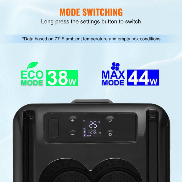 Portable Car Refrigerator Freezer Compressor 3.96gal Single Zone for Car Home,  Portable Beverage Cooler, Auto Cooler, Compressor Freezer, Sleek Portable Unit, Compact Design, Reliable Cooling Technology, Efficient Compressor System, Family Vehicle