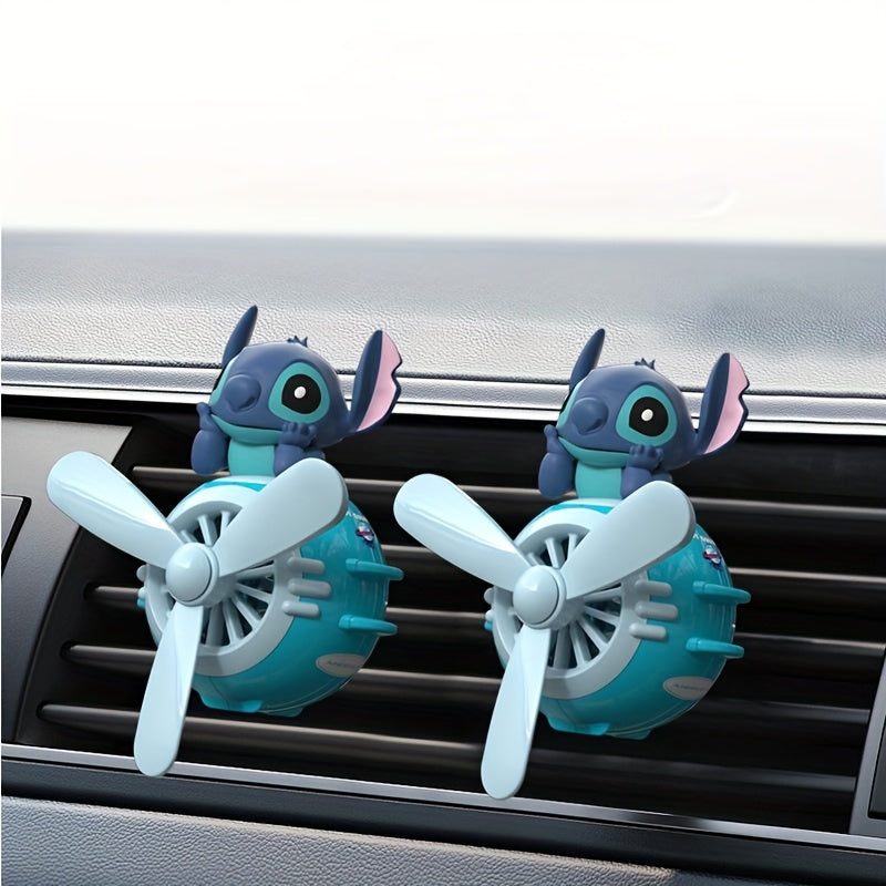 Disney Authorized, Stitch Mickey Winnie The Pooh Judy Car Aromatherapy, Car Decoration, Perfect Gift For Relatives And Friends