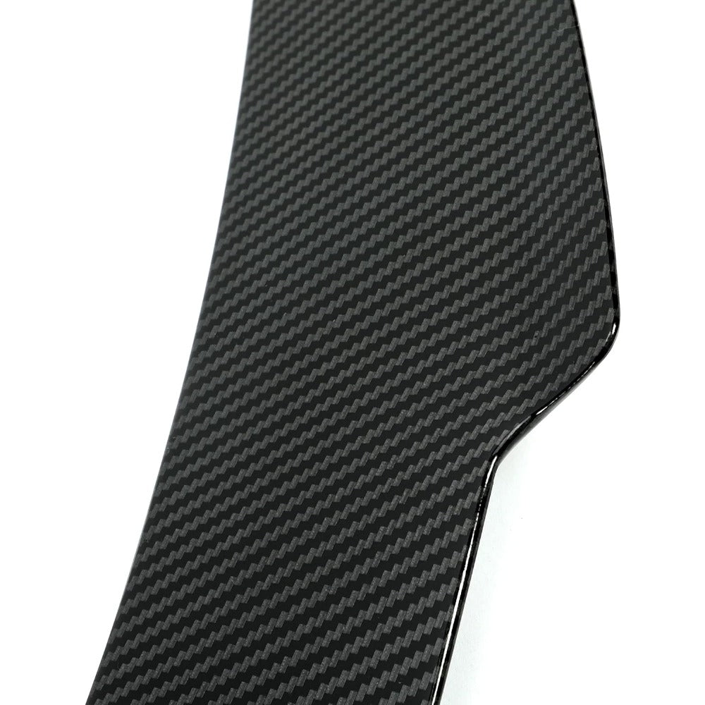 JC Style Rear Trunk Spoiler for 2012-2021 Tesla Model S, Carbon Fiber Look, ABS Plastic Trunk Lid Wing Lip Splitter Air Deflector