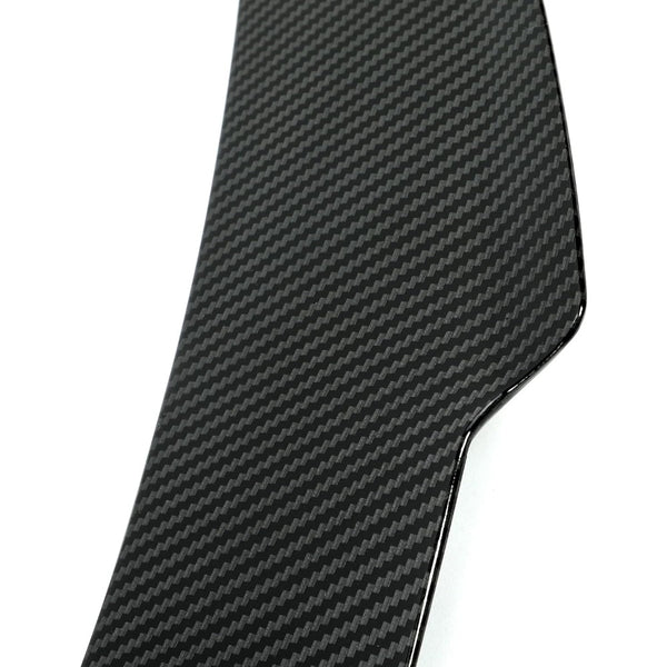 JC Style Rear Trunk Spoiler for 2012-2021 Tesla Model S, Carbon Fiber Look, ABS Plastic Trunk Lid Wing Lip Splitter Air Deflector