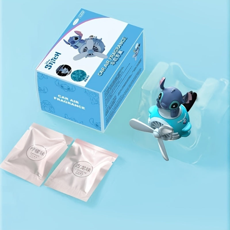 Disney Authorized, Stitch Mickey Winnie The Pooh Judy Car Aromatherapy, Car Decoration, Perfect Gift For Relatives And Friends