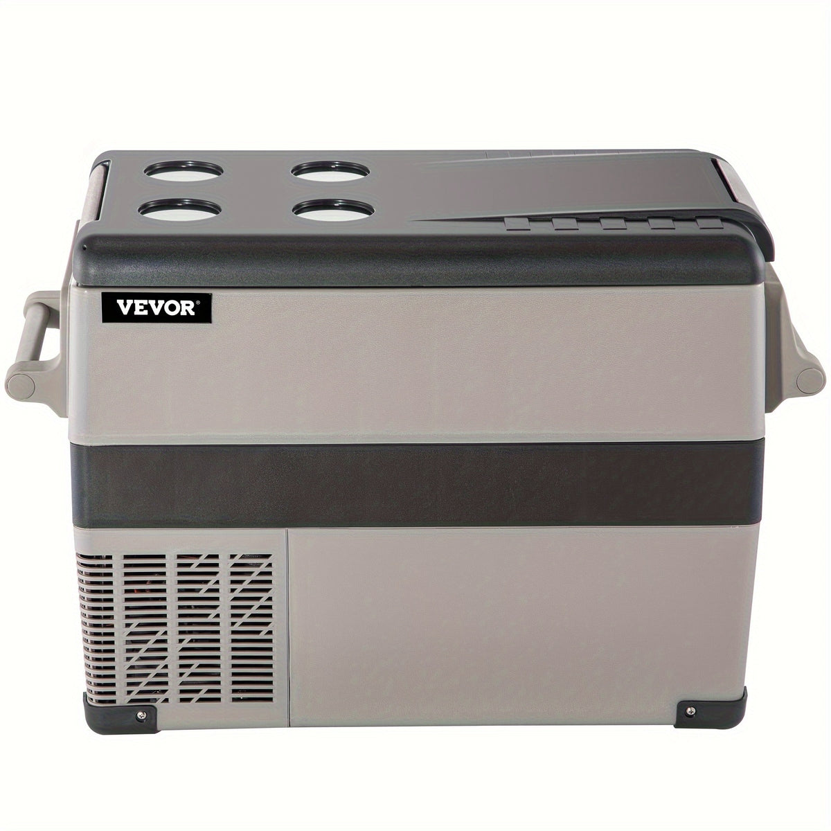 VEVOR 12 Volt Refrigerator 11.89gal(48qt) Fast Cooling Portable Freezer With App Control Car Fridge With 12\u002F24v DC & 110-240v AC For Travel, Camping And Home Use, 48 Quart, Black