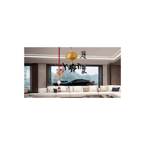 Car Hanging Accessories Car Fortune Pendant Decoration, Rearview Mirror Ornament for Safe Journey Meaning