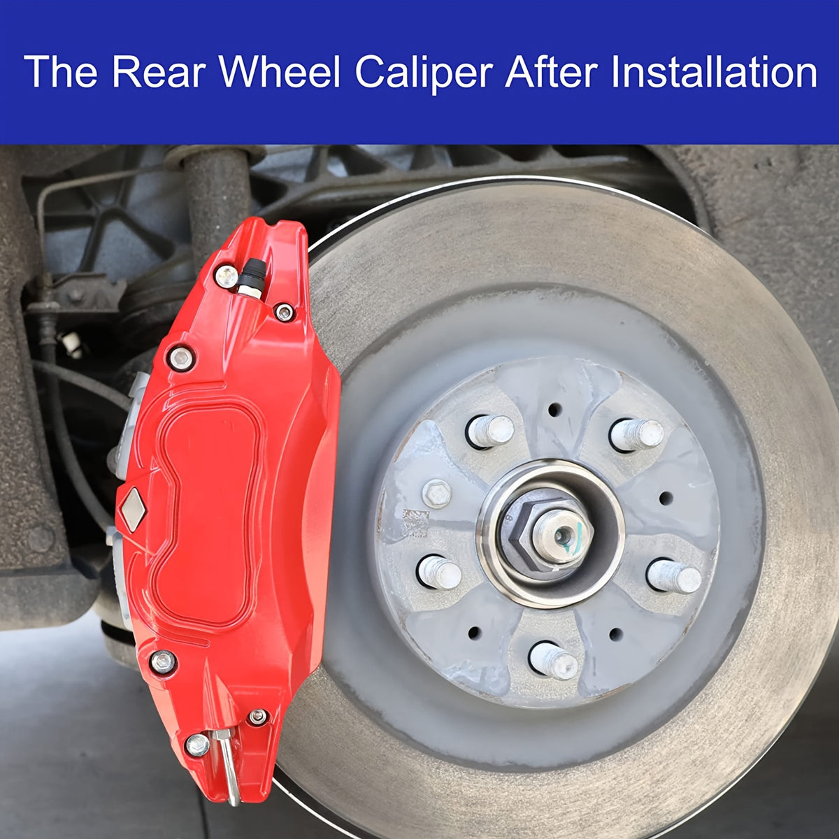 Brake Caliper Covers for Tesla for Model Y 2020 2021 2022 2023 2024 Accessories Aluminum Alloy Cars Front And Rear Red Set Of 4