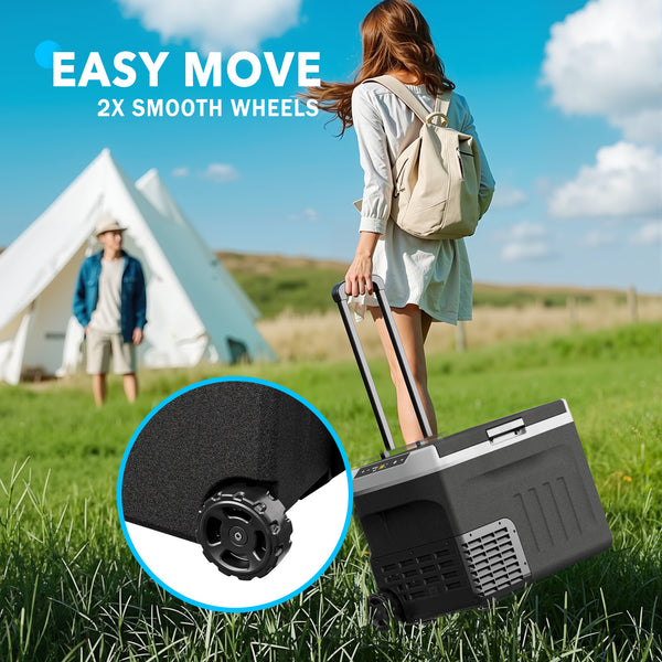 BACKID 16\u002F22\u002F32\u002F42 Quart Portable Car Fridge, 12 Volt Refrigerator Freezer, -4℉ to 68℉, Electric Cooler with 12\u002F24V DC & 110-240V AC for Truck, RV, Van, SUV, Camper, Travel, Camping & Boat