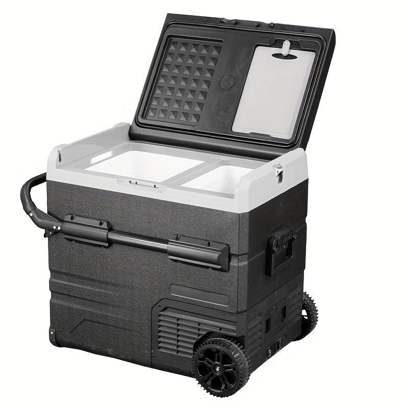 Alpicool Portable Refrigerator Alpicool Portable Refrigerator | Dual Temperature Control TWW55, 58 Quart (55 Liter) Compact Fridge Mini Freezer for Travel, Camping, Fishing, Outdoor -12\u002F24V DC