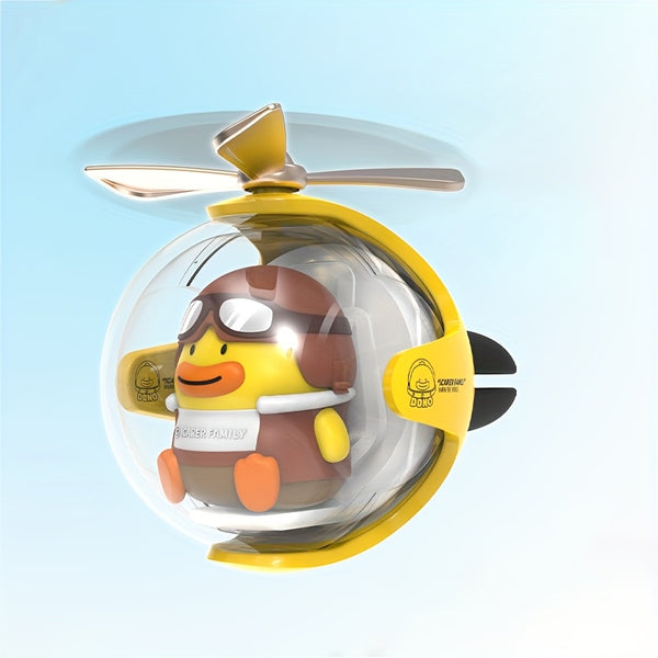 Teddy Bear Flying Ball Car Aroma Relax Air Outlet Small Aircraft Car Accessories Atmosphere Light Perfume