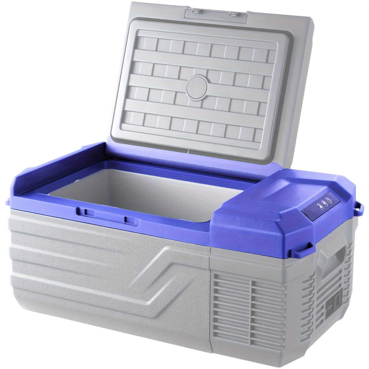 Wheelerless Car Refrigerator 9.25gal Double Door Dual Zone Dual Temperature Control No Pull Trolley NLS35 No American Plug 110V