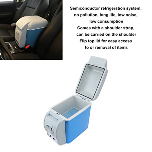 12V Car Fridge, Portable Summer Refrigerator for Vehicles with Power Supply and Cooling Function