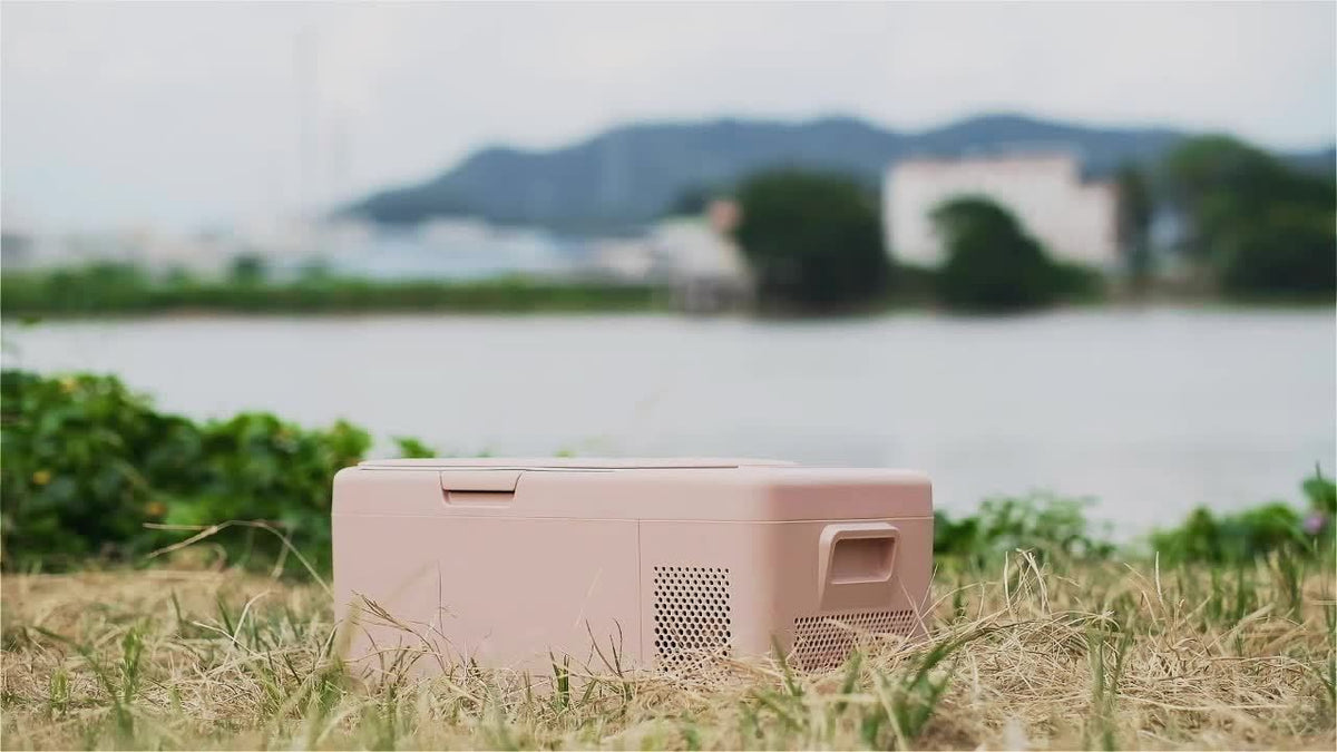 Alpicool S15 Portable Freezer, 12 Volt Refrigerator, 18 Quart (16.8 Liter) Fast Cooling 12V Car Fridge, Pink Car Cooler, 12\u002F24V DC and 100-240V AC for Outdoor, Camping, RV, Truck, Boat