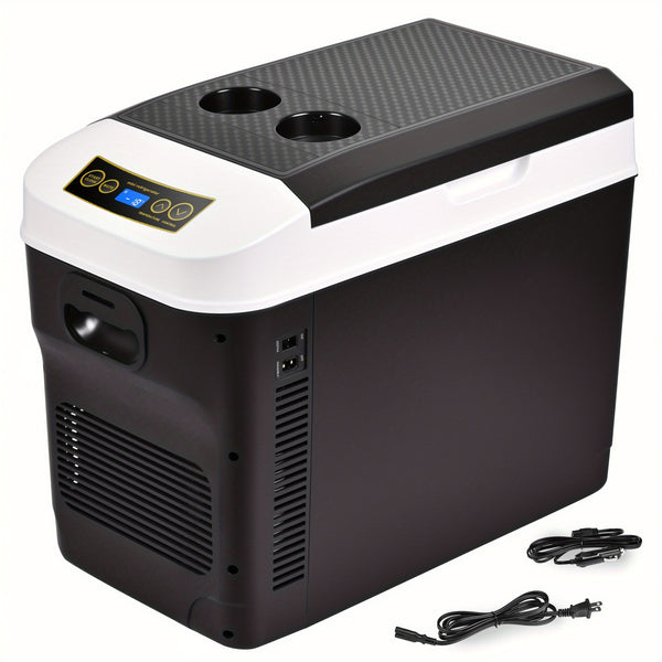 ADVWIN 12V Car Refrigerator Cooler\u002FWarmer 23 Quart(5.75gal) Portable Electric Car Cooler With 12\u002F24 Volt DC &120V AC, Plug In Thermoelectric Fridge For Camping, RV, Fishing