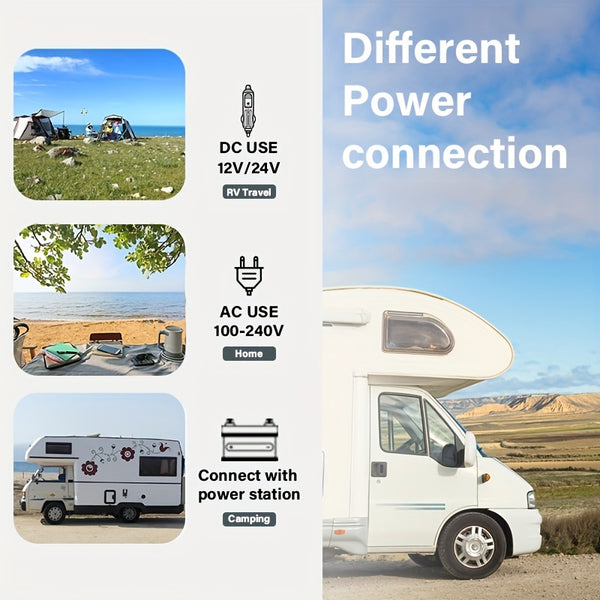 Alpicool C30 Portable Car Freezer, 12 Volt Refrigerator, 32 Quart (30 Liter) Fast Cooling 12V Car Fridge, Car Cooler for RV, Truck, Camping, Outdoor -12\u002F24V DC and 100-240V AC