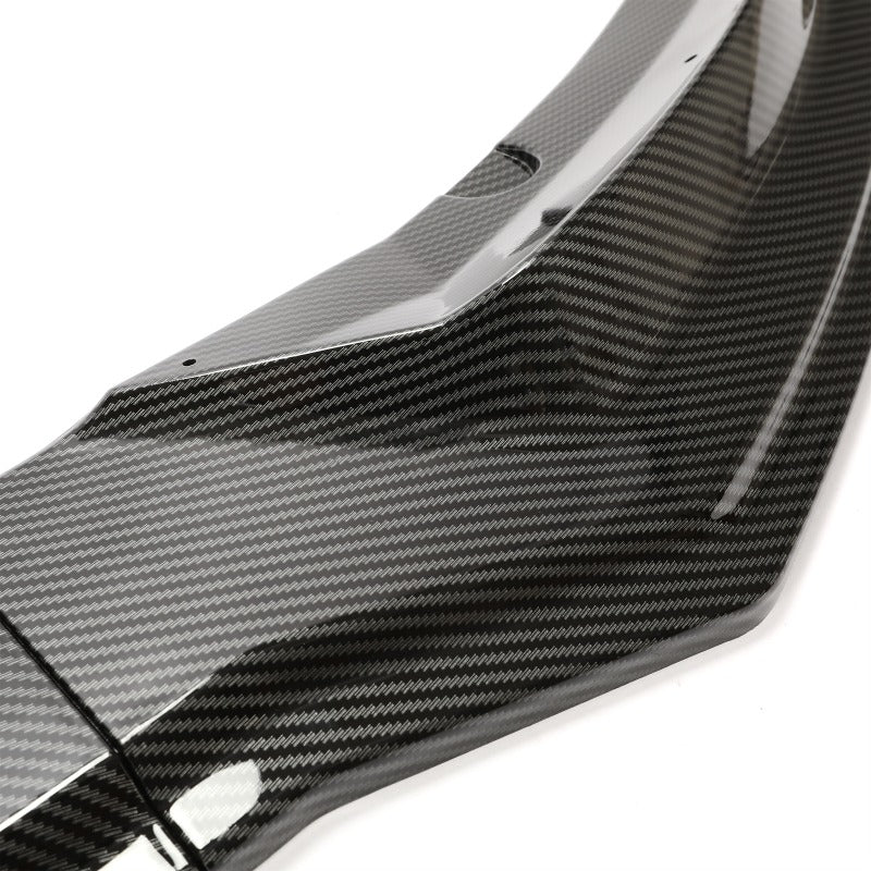 For Tesla Model 3 1723 Front Bumper Lip Kit Chin Spoiler Carbon Fiber Style