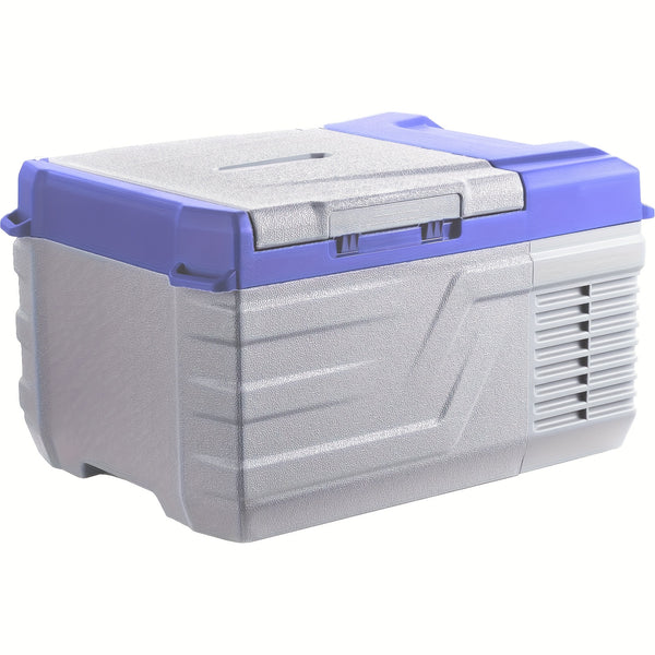 Wheelerless Car Refrigerator 9.25gal Double Door Dual Zone Dual Temperature Control No Pull Trolley NLS35 No American Plug 110V