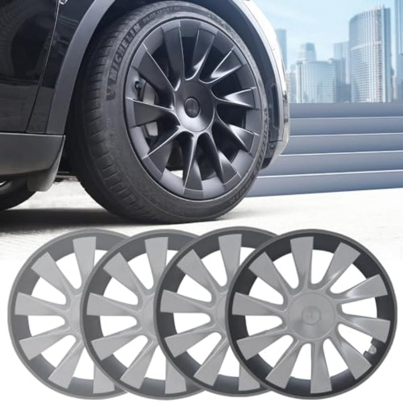 20 Inch Wheel Rim Protector for Tesla Model YCover Curb Rash Wheel Rim Scratch ABS Rim Guard Covers to Protect Tesla Model Y Exterior Accessories