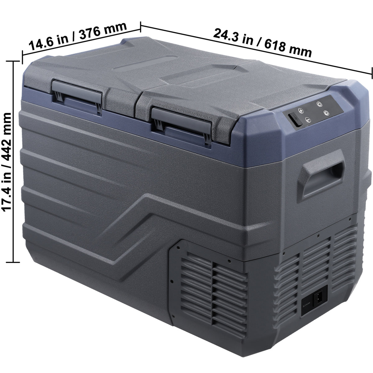 VEVOR Portable Car Refrigerator Freezer Compressor 25\u002F32\u002F40 L Dual Zone for Car Home