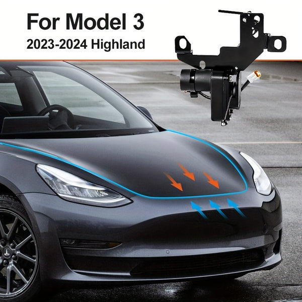 Frunk Electric Suction Soft Closing for Tesla for Model Y Model 3 Model S Model X 2021-2024 Front Trunk Cover Automatic Lock Closer, Power Front Hood Cargo Lid Auto Close Locker Motor for Model Y Model 3 Model S Model X for Tesla Accessories