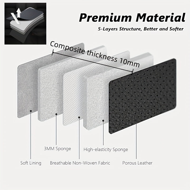 Red Rain Nappa  Car Seat Cover 5 Seats Car Seat Cover For Tesla ModelY 2020-2024\u002F2025(Doesn't Fit Tesla Model Y 7 Seats)