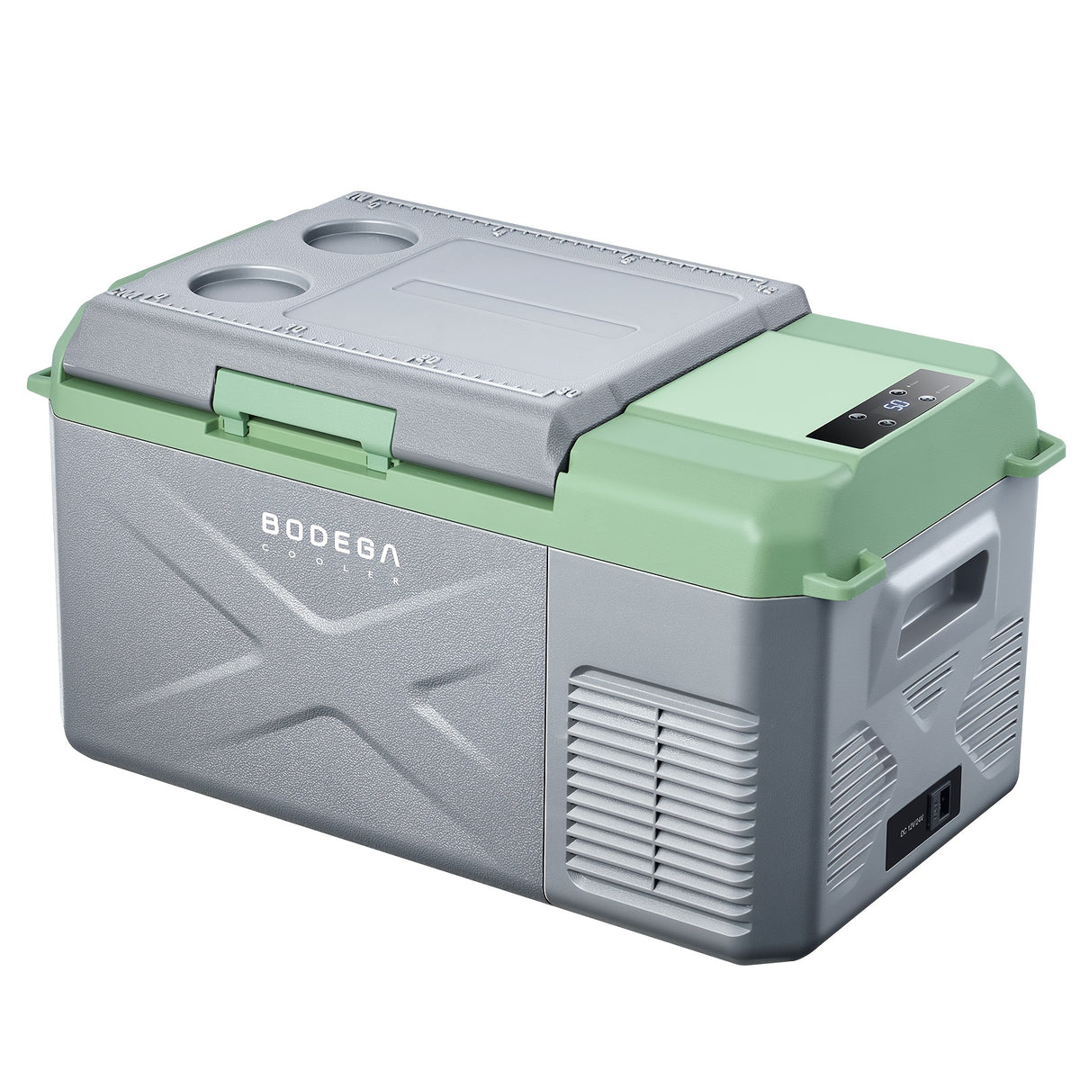 BODEGACOOLER 12 Volt Car Refrigerator, 18 Quart Portable Freezer, Mini Car Fridge -4°F To 68°F, Compressor Electric Cooler 12\u002F24V DC 100-240 Volt AC For Outdoor RV Camping Travel Vehicles Home Use