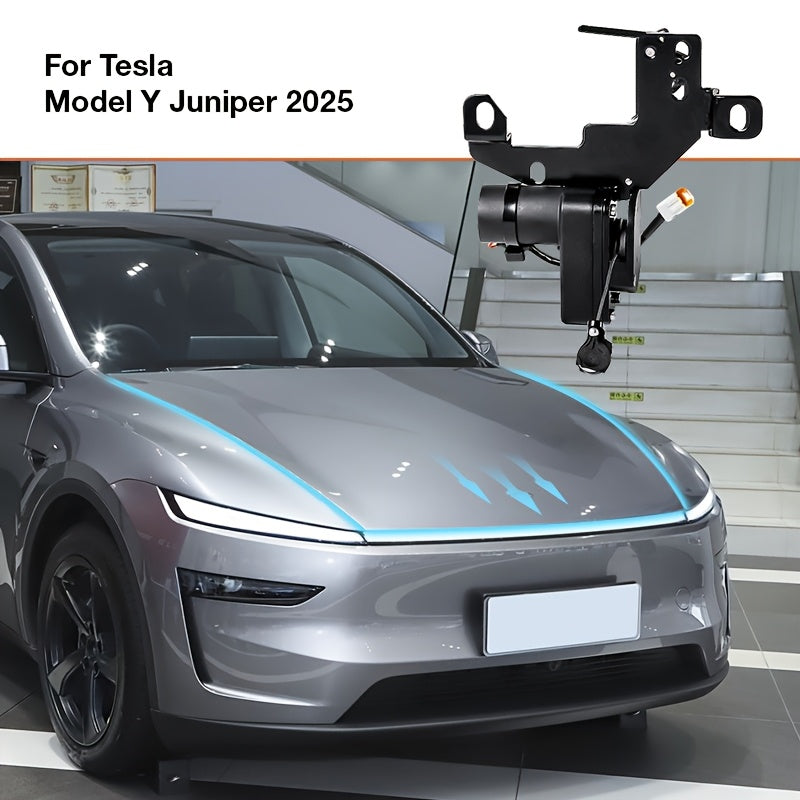 Frunk Electric Suction Soft Closing for Tesla for Model Y Model 3 Model S Model X 2021-2024 Front Trunk Cover Automatic Lock Closer, Power Front Hood Cargo Lid Auto Close Locker Motor for Model Y Model 3 Model S Model X for Tesla Accessories