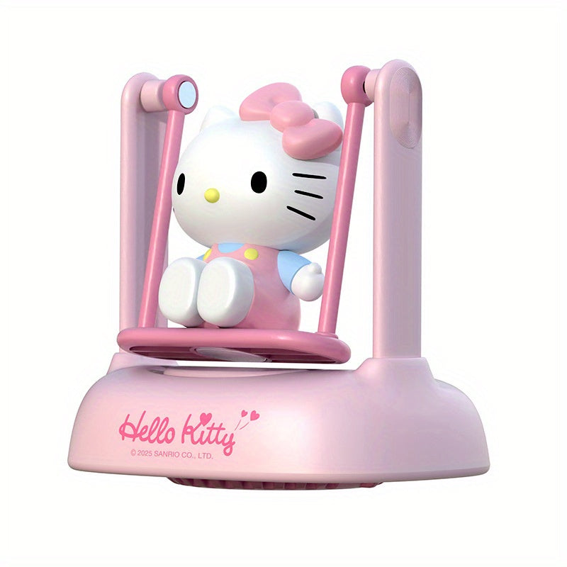 Sanrio Solar Car Ornament Sanrio Solar-Powered Car Aromatherapy Ornament - Swing-Shaking Interior Decoration for Girls, Home & Office, Universal for All Vehicles