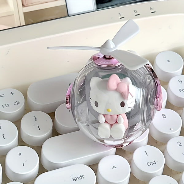 Sanrio Cute Cartoon Pilot Rotating Propeller Interior, Fresh Air Suitable for Home Air Purification Rooms, Cars
