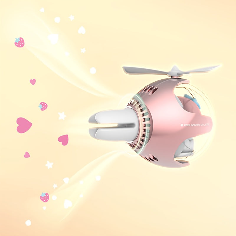 Sanrio Cute Cartoon Pilot Rotating Propeller Interior, Fresh Air Suitable for Home Air Purification Rooms, Cars