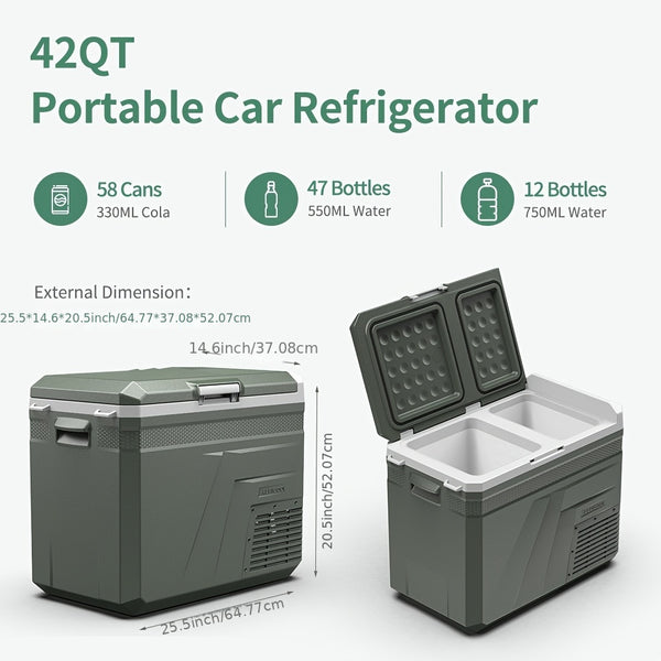 Alpicool Portable Freezer Alpicool 12V Portable Freezer - Low Noise Car Fridge for Camping and Travel Outdoors SUV RV