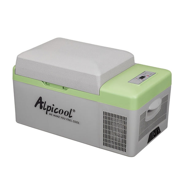Alpicool 21Quart Y Series Portable Refrigerator, Mini Refrigerator Ice Maker, Fast Cooling Portable Freezer (-4℉ to 68℉), 12\u002F24V DC And 100-240V AC, for Outdoor, Camping, RV, Truck, Boat, Gifts for Men