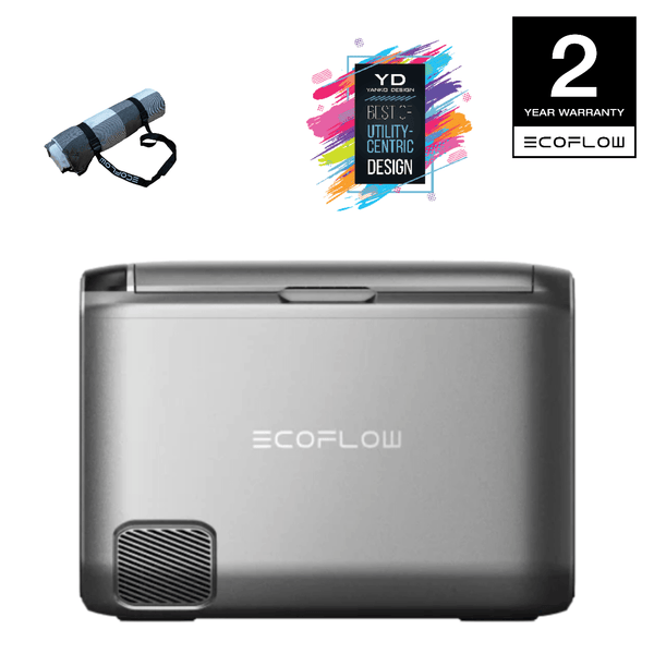 EcoFlow PicnicMat with GLACIER Classic 35L Portable Fridge Freezer (Separate Shipment), 43H Cooling Car Refrigerator, Battery Powered with App Control, 6 Charging Options, Fast&Quiet Electric Cooler for Camping, RV, Off-Grid Living 2-Year Warranty