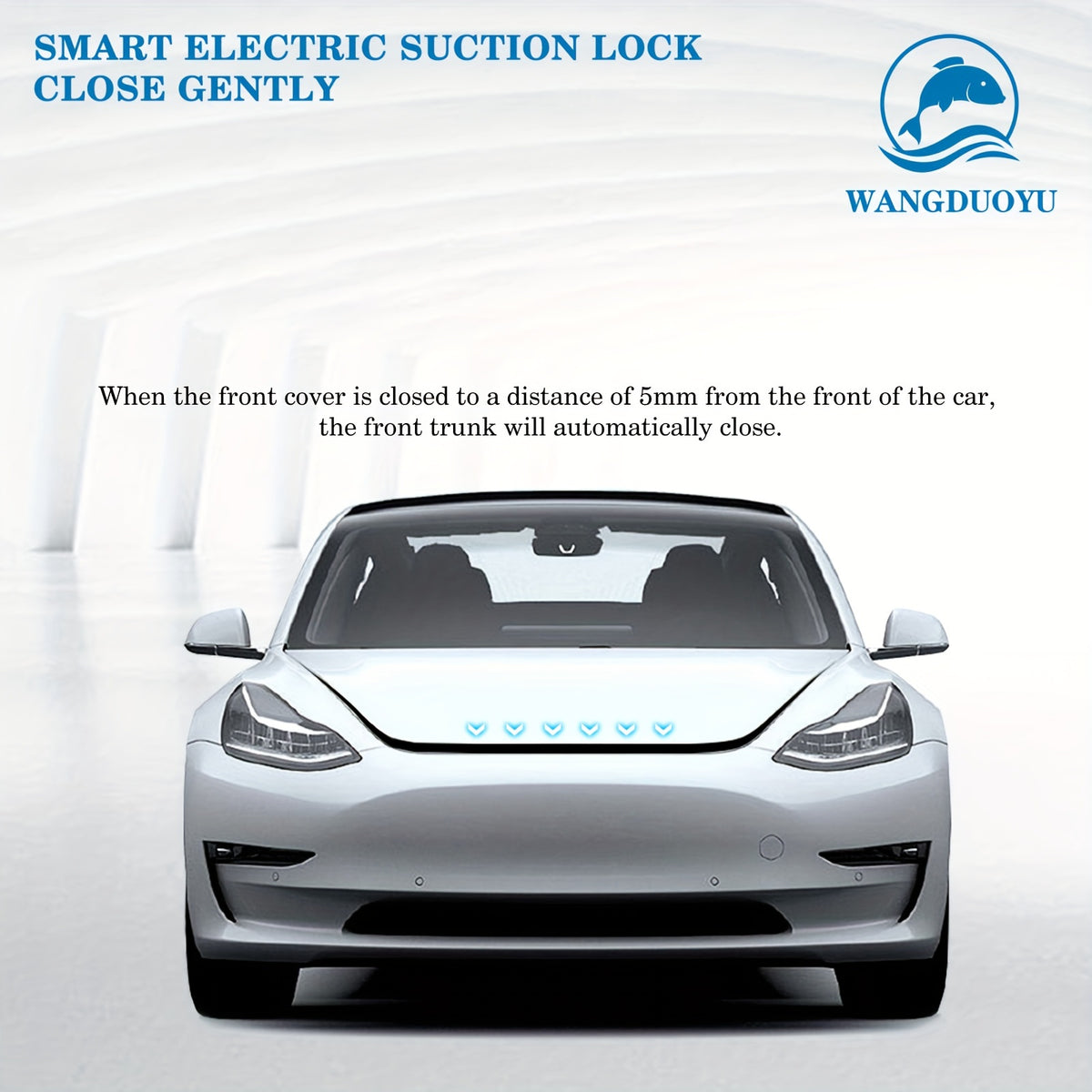 Front Trunk Electric Suction Lock For Tesla Model 3 Highland\u002FModel 3\u002FModel Y, Frunk Electric Suction Cover Automatic Closing Accessories