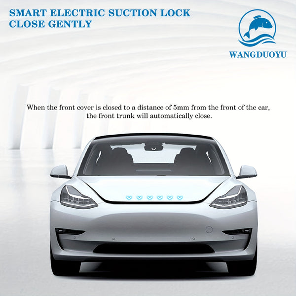 Front Trunk Electric Suction Lock For Tesla Model 3 Highland\u002FModel 3\u002FModel Y, Frunk Electric Suction Cover Automatic Closing Accessories