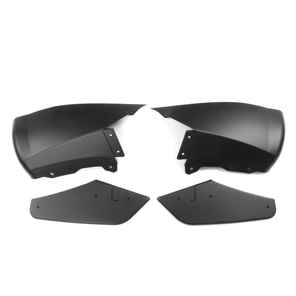 Rear Diffuser For Tesla For Model Y All Models 2020-2024, Matte Black IKON Style PP Rear Bumper Lip Shark Fin Splitter Replacement 3PC, 2021