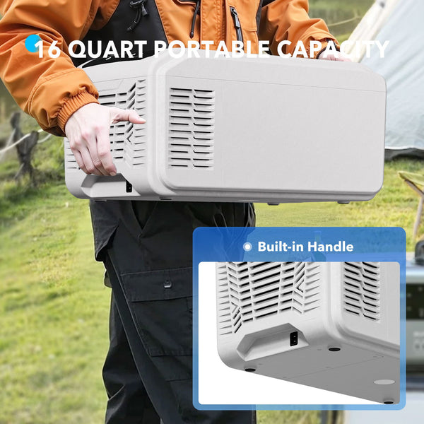 BACKID 16\u002F22\u002F32\u002F42 Quart Portable Car Fridge, 12 Volt Refrigerator Freezer, -4℉ to 68℉, Electric Cooler with 12\u002F24V DC & 110-240V AC for Truck, RV, Van, SUV, Camper, Travel, Camping & Boat