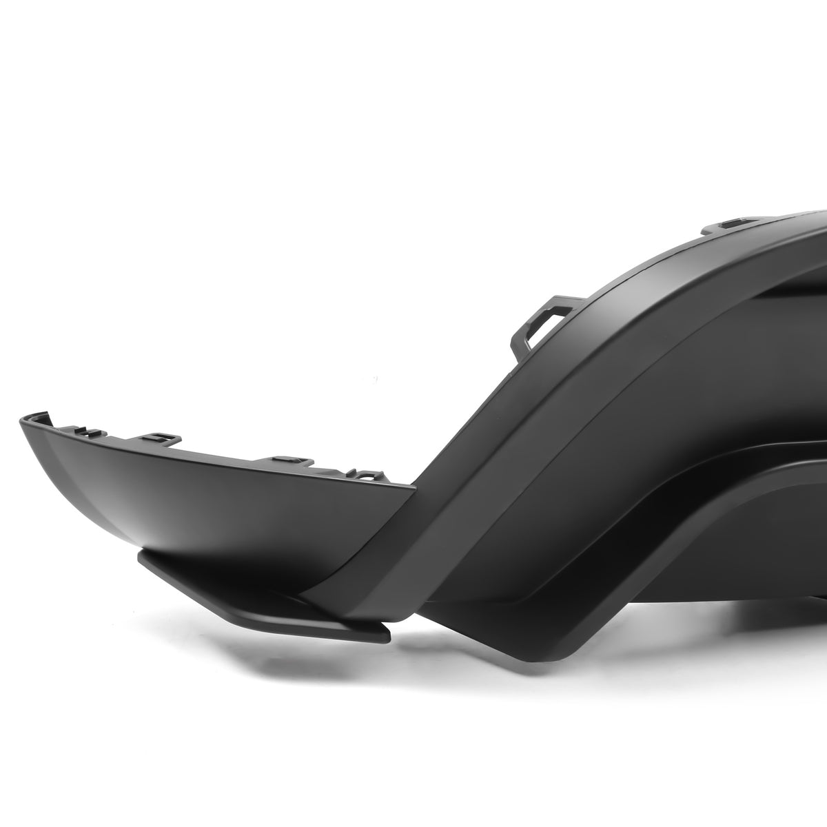 Rear Diffuser For Tesla For Model Y All Models 2020-2024, Matte Black IKON Style PP Rear Bumper Lip Shark Fin Splitter Replacement 3PC, 2021