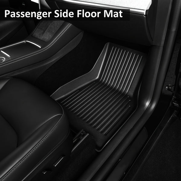 TPE Mats for Tesla Model Y 7pcs TPE Floor And Trunk Mats For Tesla Model Y(2020-2024) | Cargo Liner Floor Mats And Cargo Trunk Mats Accessories - Set Of 7, Only Fit 5-Seater