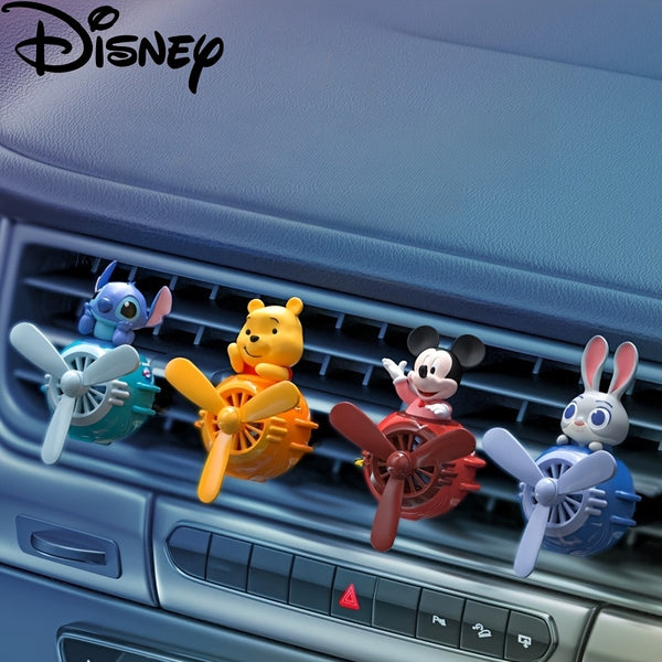 Stitch Stitch Car Upgrader & Fan - Blue Aliens Design, No Battery Required, Perfect For Car AC Fans, Ideal Gift For Family & Fans, Car Upgrader | Fun Accessories | Durable Plastic, Stitch Accessories