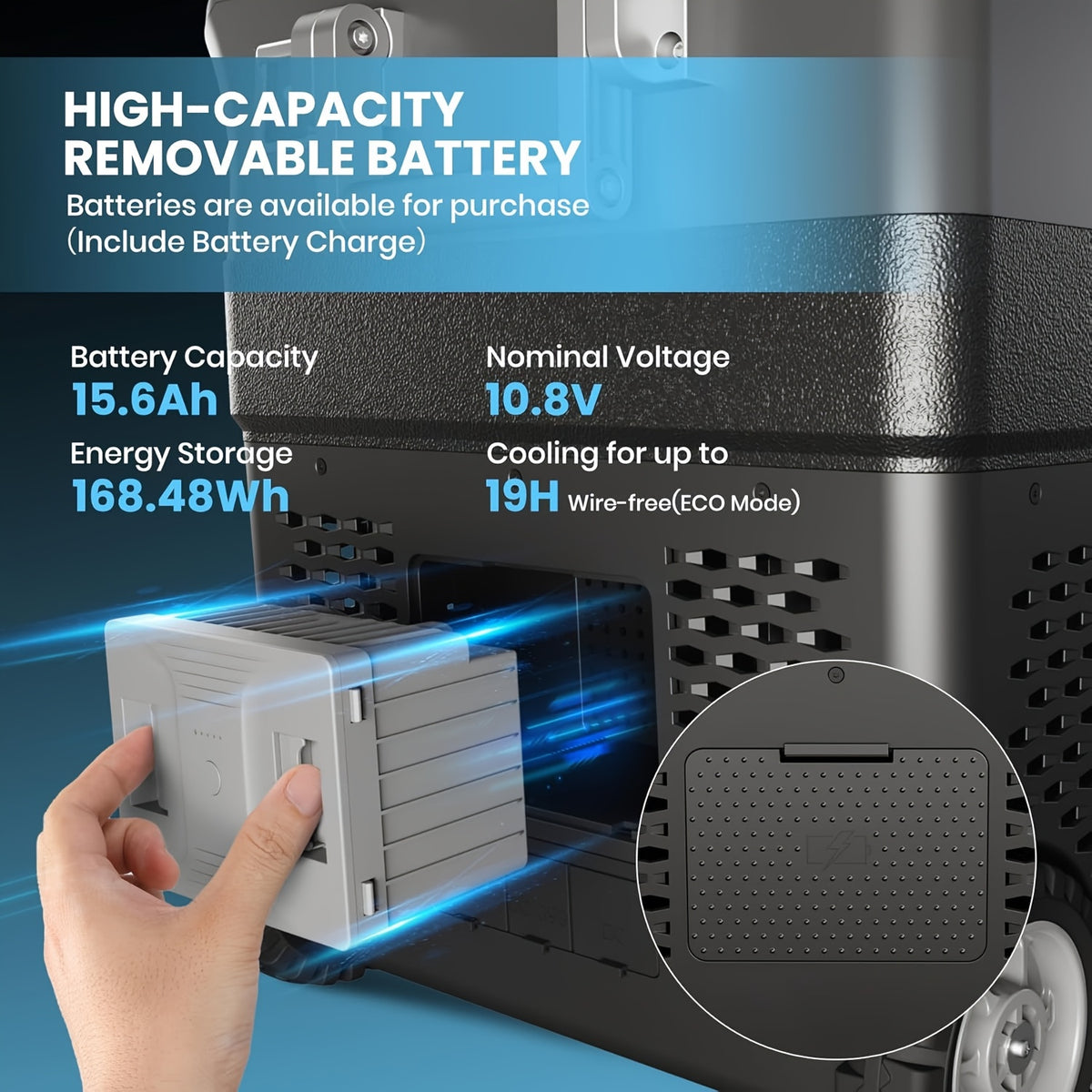 Portable Car Refrigerator 1pc Portable Car Refrigerator with Ice Maker | 40QT Dual Zone Compressor Cooler & Freezer, 12V\u002F24V DC & 110V\u002F240V AC Dual Power, Heavy-Duty Construction | for Camping, Travel, Home, RV, Truck, Road Trips, Tailgating, Bo