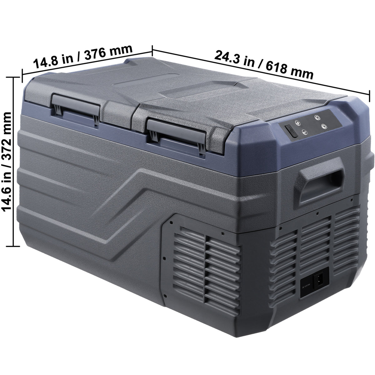 VEVOR Portable Car Refrigerator Freezer Compressor 25\u002F32\u002F40 L Dual Zone for Car Home