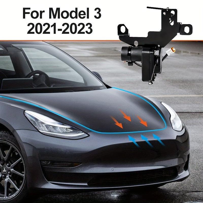 Frunk Electric Suction Soft Closing for Tesla for Model Y Model 3 Model S Model X 2021-2024 Front Trunk Cover Automatic Lock Closer, Power Front Hood Cargo Lid Auto Close Locker Motor for Model Y Model 3 Model S Model X for Tesla Accessories